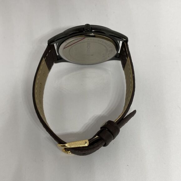 Michael Kors Slim Runway MK3221 Women's Brown Leather Analog Dial Watch JK594 - Picture 11 of 12